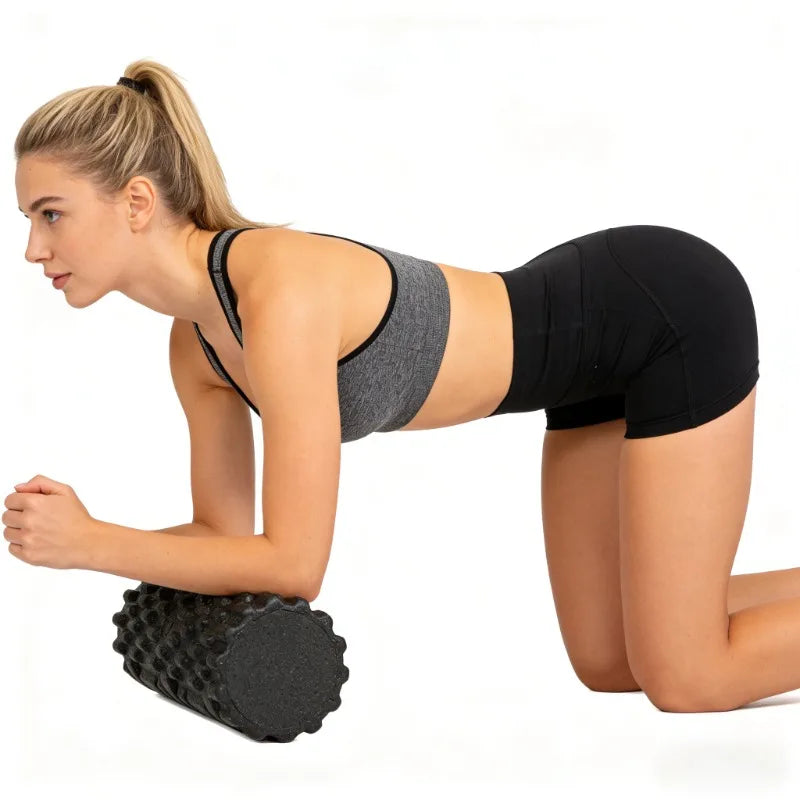 High-Density Solid Core for Muscle Recovery/Massage, Durable Fitness Tool 33Cm Foam Roller Yoga Massage