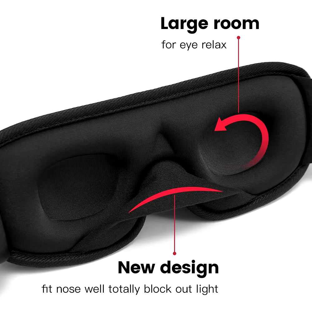 3D blackout sleep mask