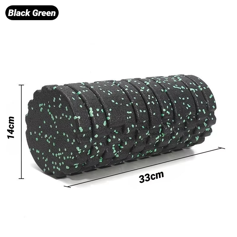 High-Density Solid Core for Muscle Recovery/Massage, Durable Fitness Tool 33Cm Foam Roller Yoga Massage
