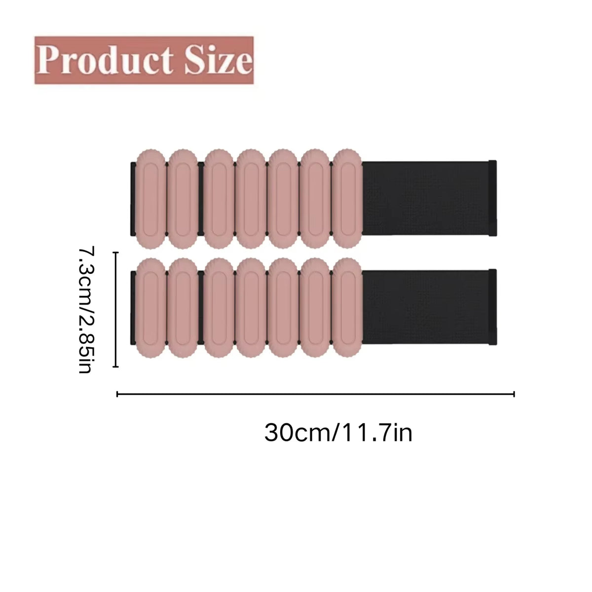 TINSOL Adjustable Silicone Wrist Ankle Weights 500G / 1Lb for Men Women Swimming Fitness Pilates Yoga Running Walking Travel Gym