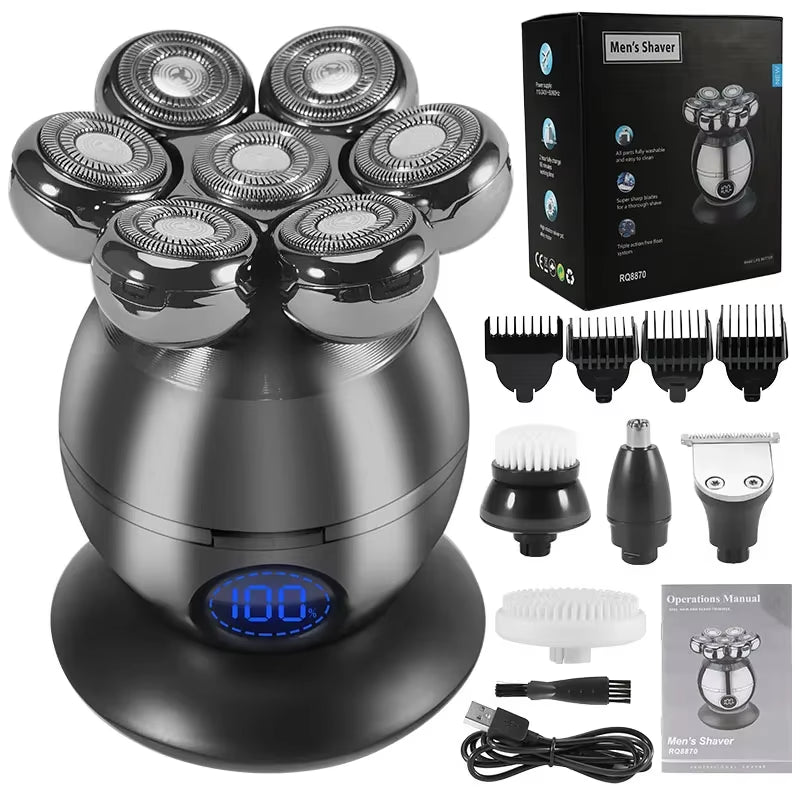 7D floating head shaver