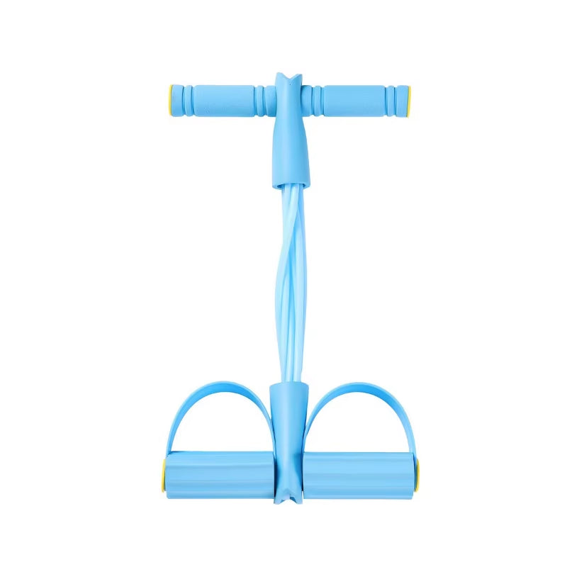 4-Level Resistance Band Tensioner with Non-Slip Handles - Home Fitness Equipment for Abdominal Muscle Training Yoga Abdominal
