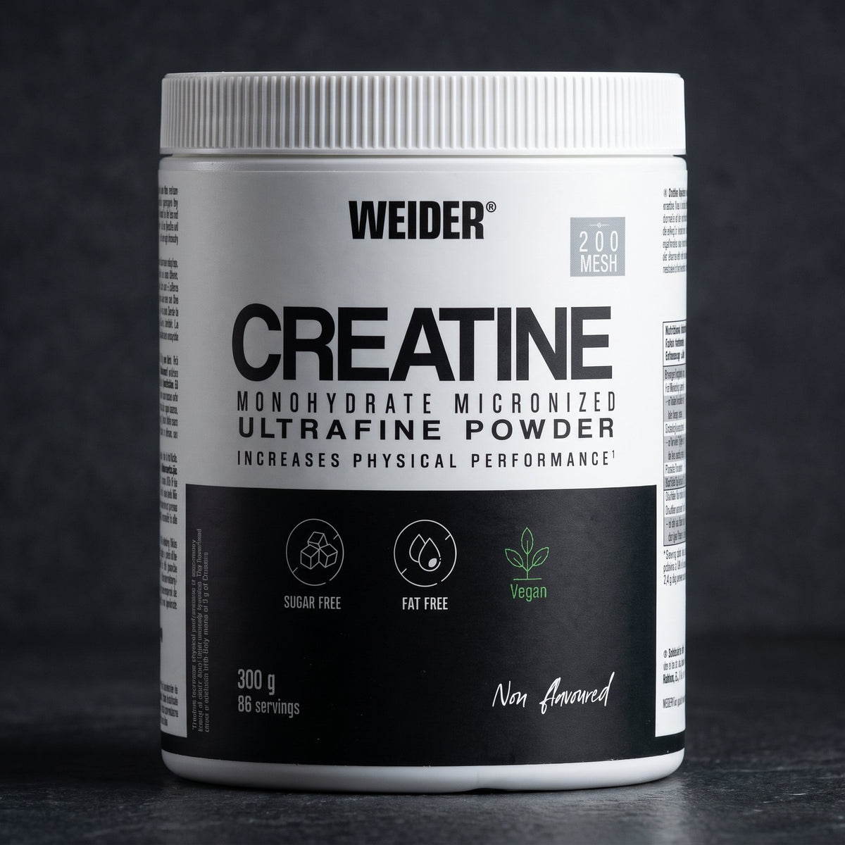Weider Creatine, on dark stone