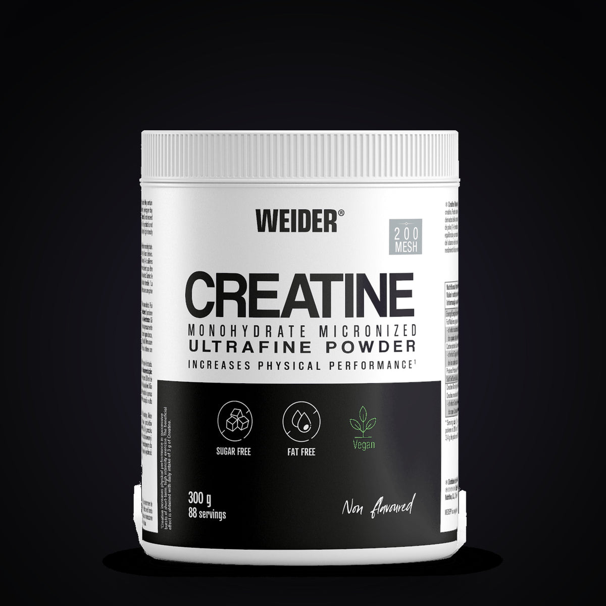 Weider Creatine Monohydrate, 300 g tub of micronised ultrafine powder